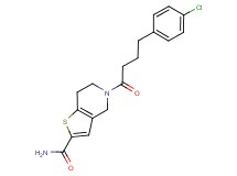 5-[4-(4-chlorophenyl)butanoyl]-4,5,6,7-tetrahydrothieno[3,2-c]pyridine-2-carboxamide