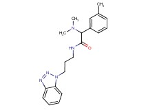 N-[3-(1H-1,2,3-benzotriazol-1-yl)propyl]-2-(dimethylamino)-2-(3-methylphenyl)acetamide