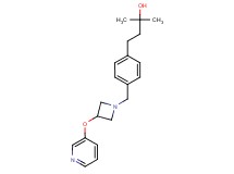 2-methyl-4-(4-{[3-(3-pyridinyloxy)-1-azetidinyl]methyl}phenyl)-2-butanol