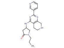 1-propyl-4-[(2-pyridin-3-yl-5,6,7,8-tetrahydropyrido[3,4-d]pyrimidin-4-yl)amino]pyrrolidin-2-one