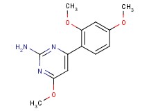 4-(2,4-dimethoxyphenyl)-6-methoxypyrimidin-2-amine