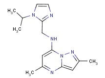 N-[(1-isopropyl-1H-imidazol-2-yl)methyl]-2,5-dimethylpyrazolo[1,5-a]pyrimidin-7-amine