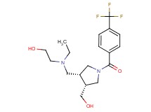 2-[ethyl({(3R*,4R*)-4-(hydroxymethyl)-1-[4-(trifluoromethyl)benzoyl]pyrrolidin-3-yl}methyl)amino]ethanol