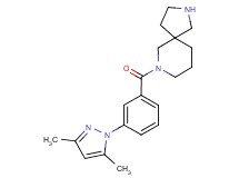 7-[3-(3,5-dimethyl-1H-pyrazol-1-yl)benzoyl]-2,7-diazaspiro[4.5]decane hydrochloride