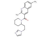 3-({2-[2-(1H-imidazol-1-yl)ethyl]piperidin-1-yl}carbonyl)-2,6-dimethylquinoline