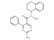 2-amino-N-methyl-4-phenyl-N-(1,2,3,4-tetrahydro-1-naphthalenyl)-5-pyrimidinecarboxamide