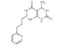 4,6-dimethyl-2-oxo-N-(4-pyridin-2-ylbutyl)-1,2,3,4-tetrahydropyrimidine-5-carboxamide