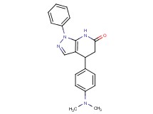 4-[4-(dimethylamino)phenyl]-1-phenyl-1,4,5,7-tetrahydro-6H-pyrazolo[3,4-b]pyridin-6-one