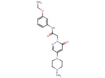 N-(3-ethoxyphenyl)-2-[4-(4-methylpiperazin-1-yl)-6-oxopyridazin-1(6H)-yl]acetamide
