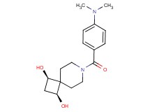 (1R*,3S*)-7-[4-(dimethylamino)benzoyl]-7-azaspiro[3.5]nonane-1,3-diol