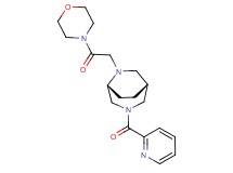 (1R*,5R*)-6-[2-(4-morpholinyl)-2-oxoethyl]-3-(2-pyridinylcarbonyl)-3,6-diazabicyclo[3.2.2]nonane
