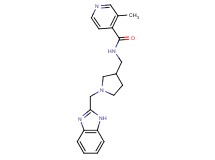 N-{[1-(1H-benzimidazol-2-ylmethyl)pyrrolidin-3-yl]methyl}-3-methylisonicotinamide