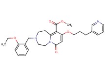 methyl 3-(2-ethoxybenzyl)-7-oxo-9-[3-(3-pyridinyl)propoxy]-1,2,3,4,5,7-hexahydropyrido[1,2-d][1,4]diazepine-10-carboxylate