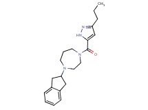 1-(2,3-dihydro-1H-inden-2-yl)-4-[(3-propyl-1H-pyrazol-5-yl)carbonyl]-1,4-diazepane