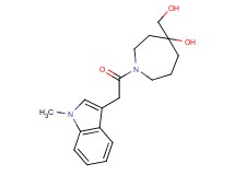 4-(hydroxymethyl)-1-[(1-methyl-1H-indol-3-yl)acetyl]-4-azepanol