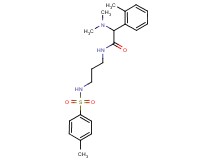 2-(dimethylamino)-2-(2-methylphenyl)-N-(3-{[(4-methylphenyl)sulfonyl]amino}propyl)acetamide