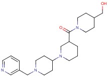 (1-{[1'-(pyridin-3-ylmethyl)-1,4'-bipiperidin-3-yl]carbonyl}piperidin-4-yl)methanol