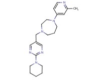 1-(2-methyl-4-pyridinyl)-4-{[2-(1-piperidinyl)-5-pyrimidinyl]methyl}-1,4-diazepane
