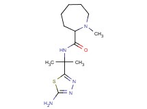 N-[1-(5-amino-1,3,4-thiadiazol-2-yl)-1-methylethyl]-1-methylazepane-2-carboxamide