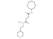 N'-cyclooctyl-N-methyl-N-[2-(tetrahydro-2H-pyran-4-yl)ethyl]succinamide