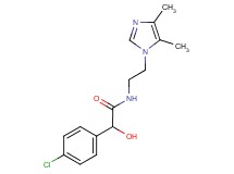2-(4-chlorophenyl)-N-[2-(4,5-dimethyl-1H-imidazol-1-yl)ethyl]-2-hydroxyacetamide