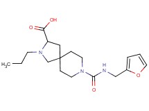 8-{[(2-furylmethyl)amino]carbonyl}-2-propyl-2,8-diazaspiro[4.5]decane-3-carboxylic acid