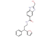 N-[3-(2-furyl)-3-phenylpropyl]-2-(hydroxymethyl)-1H-benzimidazole-5-carboxamide