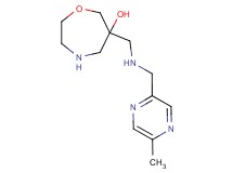6-({[(5-methyl-2-pyrazinyl)methyl]amino}methyl)-1,4-oxazepan-6-ol dihydrochloride
