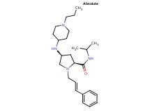 (4S)-N-isopropyl-1-[(2E)-3-phenyl-2-propen-1-yl]-4-[(1-propyl-4-piperidinyl)amino]-L-prolinamide