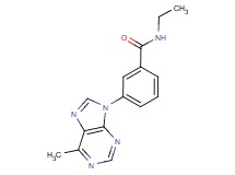 N-ethyl-3-(6-methyl-9H-purin-9-yl)benzamide