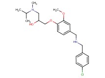 1-(4-{[(4-chlorobenzyl)amino]methyl}-2-methoxyphenoxy)-3-[isopropyl(methyl)amino]-2-propanol