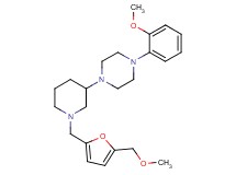 1-(1-{[5-(methoxymethyl)-2-furyl]methyl}-3-piperidinyl)-4-(2-methoxyphenyl)piperazine