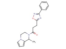 1-methyl-2-[3-(3-phenyl-1,2,4-oxadiazol-5-yl)propanoyl]-1,2,3,4-tetrahydropyrrolo[1,2-a]pyrazine
