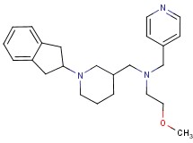 N-{[1-(2,3-dihydro-1H-inden-2-yl)piperidin-3-yl]methyl}-2-methoxy-N-(pyridin-4-ylmethyl)ethanamine