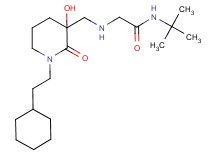 N~1~-(tert-butyl)-N~2~-{[1-(2-cyclohexylethyl)-3-hydroxy-2-oxopiperidin-3-yl]methyl}glycinamide
