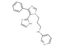N-[3-(5'-phenyl-1H,3'H-2,4'-biimidazol-3'-yl)propyl]pyridin-3-amine