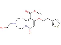 methyl 3-(2-hydroxyethyl)-7-oxo-9-[2-(3-thienyl)ethoxy]-1,2,3,4,5,7-hexahydropyrido[1,2-d][1,4]diazepine-10-carboxylate