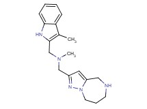 N-methyl-1-(3-methyl-1H-indol-2-yl)-N-(5,6,7,8-tetrahydro-4H-pyrazolo[1,5-a][1,4]diazepin-2-ylmethyl)methanamine