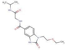 1-(2-ethoxyethyl)-N-[2-(isopropylamino)-2-oxoethyl]-2-oxo-2,3-dihydro-1H-benzimidazole-5-carboxamide