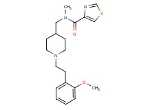 N-({1-[2-(2-methoxyphenyl)ethyl]-4-piperidinyl}methyl)-N-methyl-1,3-thiazole-4-carboxamide