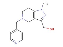 [1-methyl-5-(pyridin-4-ylmethyl)-4,5,6,7-tetrahydro-1H-pyrazolo[4,3-c]pyridin-3-yl]methanol