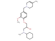 1-[cyclohexyl(methyl)amino]-3-{2-methoxy-4-[(4-methyl-3,6-dihydropyridin-1(2H)-yl)methyl]phenoxy}propan-2-ol