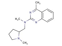 N,4-dimethyl-N-[(1-methylpyrrolidin-2-yl)methyl]quinazolin-2-amine