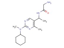 N~1~-(1-{2-[cyclohexyl(methyl)amino]-4-methyl-5-pyrimidinyl}ethyl)glycinamide hydrochloride