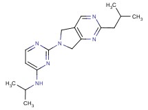 2-(2-isobutyl-5,7-dihydro-6H-pyrrolo[3,4-d]pyrimidin-6-yl)-N-isopropylpyrimidin-4-amine
