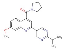 2-(2-isopropyl-5-pyrimidinyl)-7-methoxy-4-(1-pyrrolidinylcarbonyl)quinoline