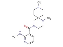 3-[(1,9-dimethyl-1,4,9-triazaspiro[5.5]undec-4-yl)carbonyl]-N-methylpyridin-2-amine