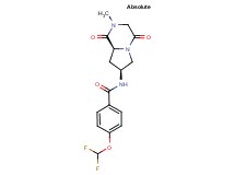 4-(difluoromethoxy)-N-[(7S,8aS)-2-methyl-1,4-dioxooctahydropyrrolo[1,2-a]pyrazin-7-yl]benzamide
