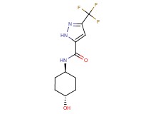 N-(trans-4-hydroxycyclohexyl)-3-(trifluoromethyl)-1H-pyrazole-5-carboxamide