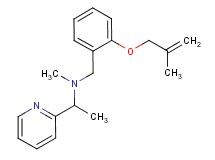 N-methyl-N-{2-[(2-methylprop-2-en-1-yl)oxy]benzyl}-1-pyridin-2-ylethanamine
